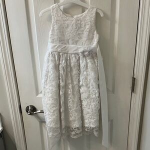 Tip Top brand Elegant White Lace Kids Dress